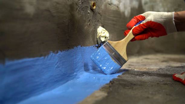 Commercial Waterproofing project at a Bancroft, MI business property by SJ Waterproofing Pros